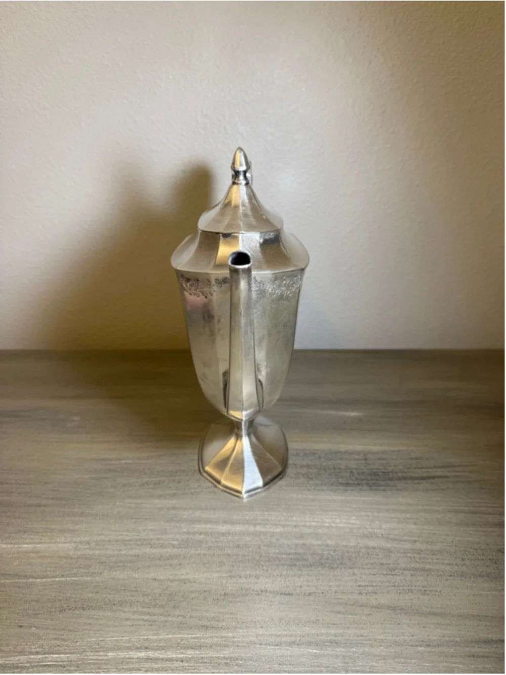 Vintage International Silver Co Silverplate Coffee Pot Urn Style Mid Century USA